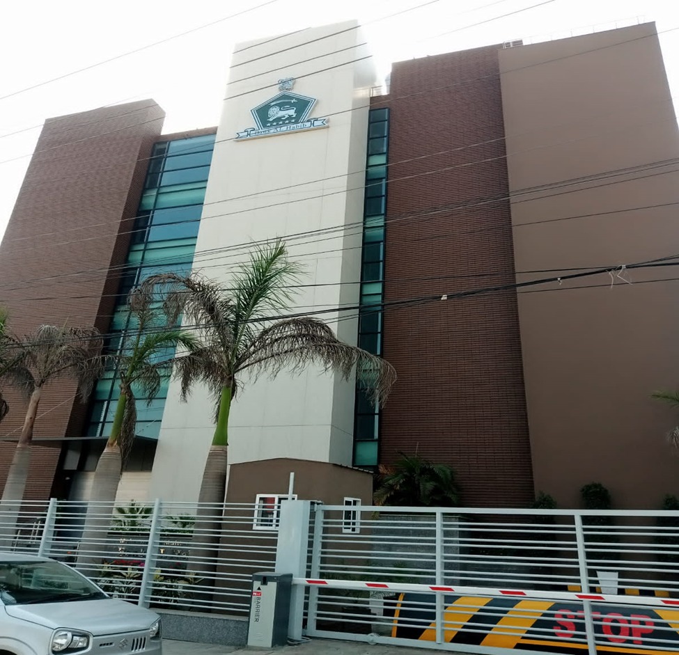 Completed Bank Al Habib building exterior